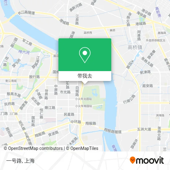 一号路地图