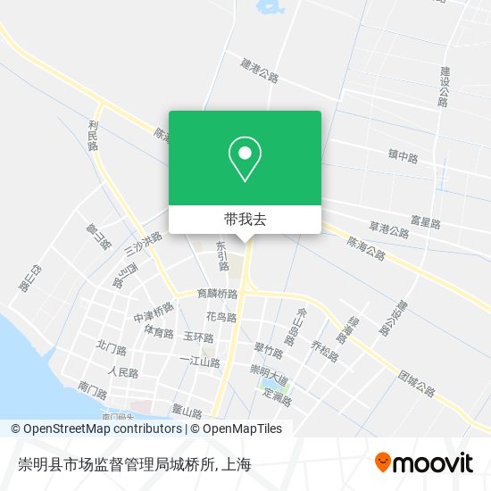 崇明县市场监督管理局城桥所地图