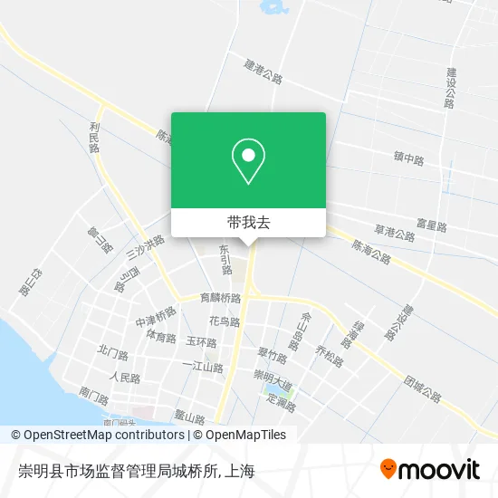 崇明县市场监督管理局城桥所地图
