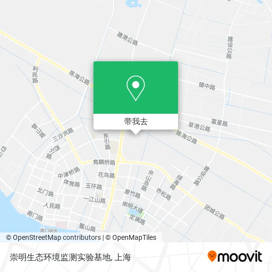 崇明生态环境监测实验基地地图