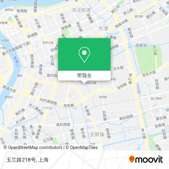 玉兰路218号地图