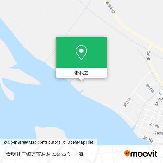 崇明县庙镇万安村村民委员会地图