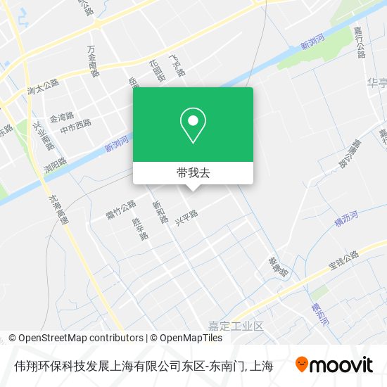 伟翔环保科技发展上海有限公司东区-东南门地图