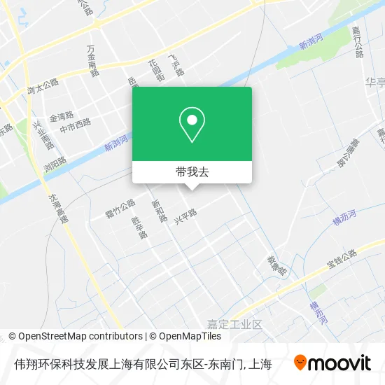 伟翔环保科技发展上海有限公司东区-东南门地图