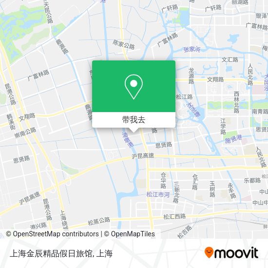 上海金辰精品假日旅馆地图