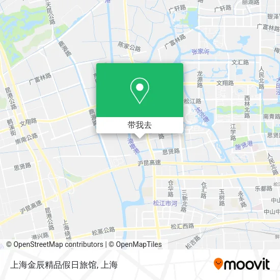 上海金辰精品假日旅馆地图