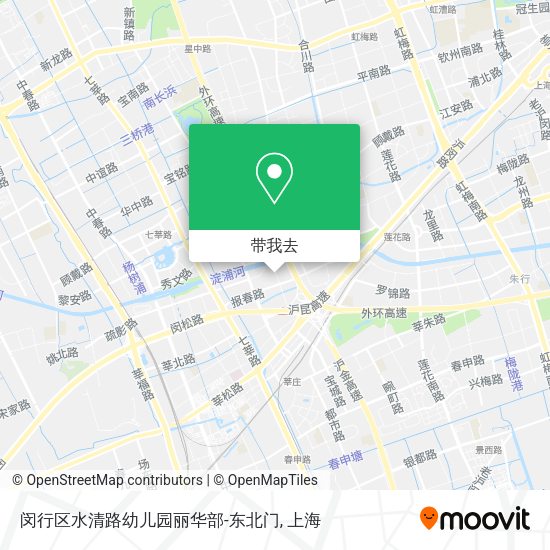 闵行区水清路幼儿园丽华部-东北门地图