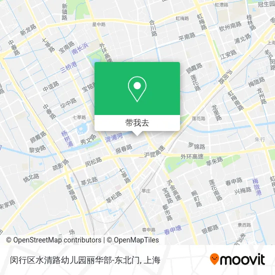 闵行区水清路幼儿园丽华部-东北门地图