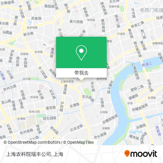 上海农科院瑞丰公司地图