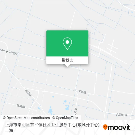 上海市崇明区东平镇社区卫生服务中心(东风分中心)地图