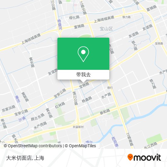 大米切面店地图