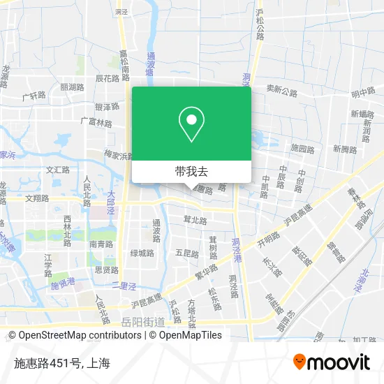 施惠路451号地图