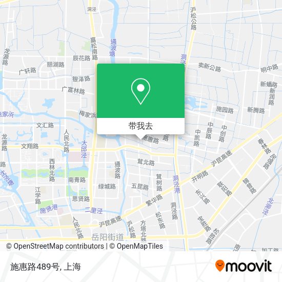 施惠路489号地图