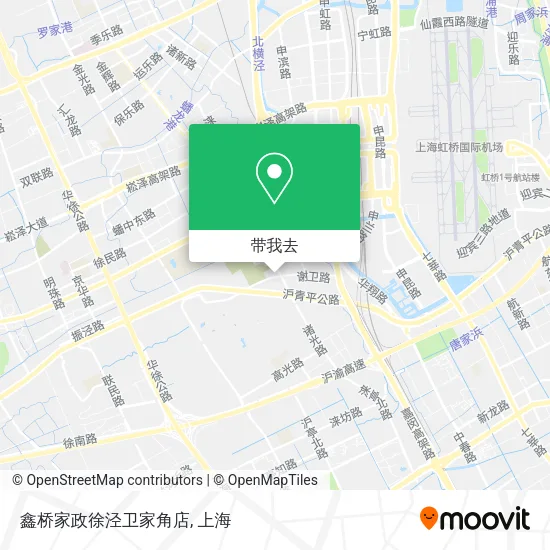 鑫桥家政徐泾卫家角店地图