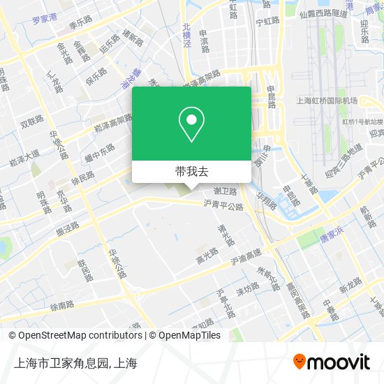 上海市卫家角息园地图