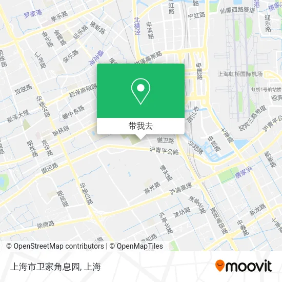 上海市卫家角息园地图