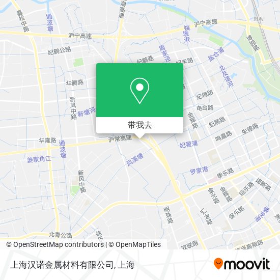 上海汉诺金属材料有限公司地图