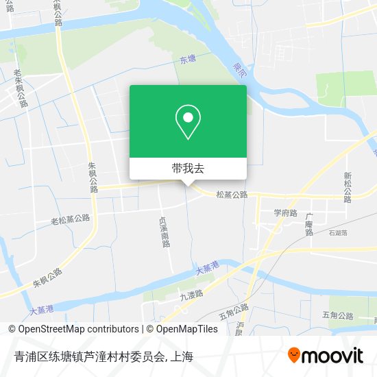 青浦区练塘镇芦潼村村委员会地图