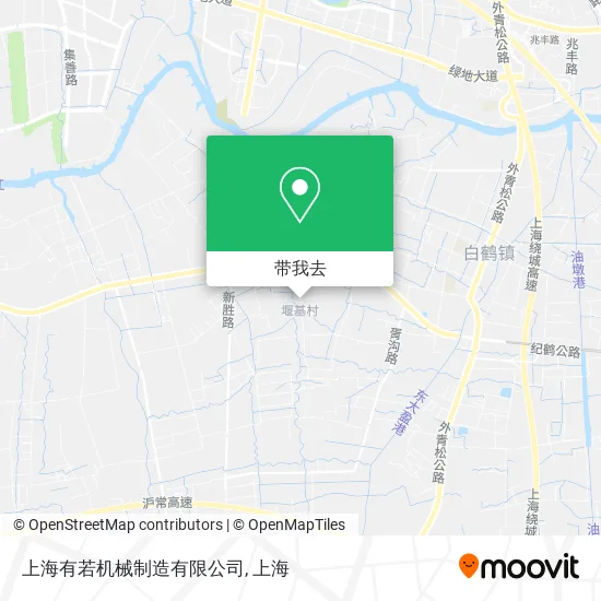 上海有若机械制造有限公司地图