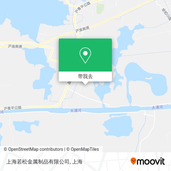 上海若松金属制品有限公司地图