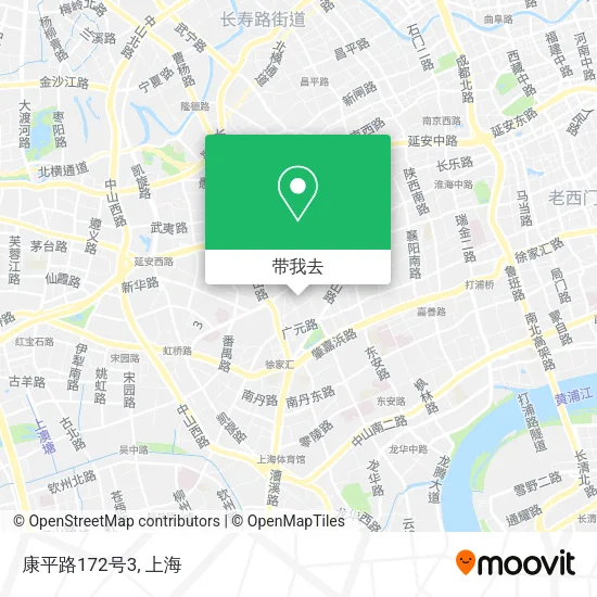 康平路172号3地图