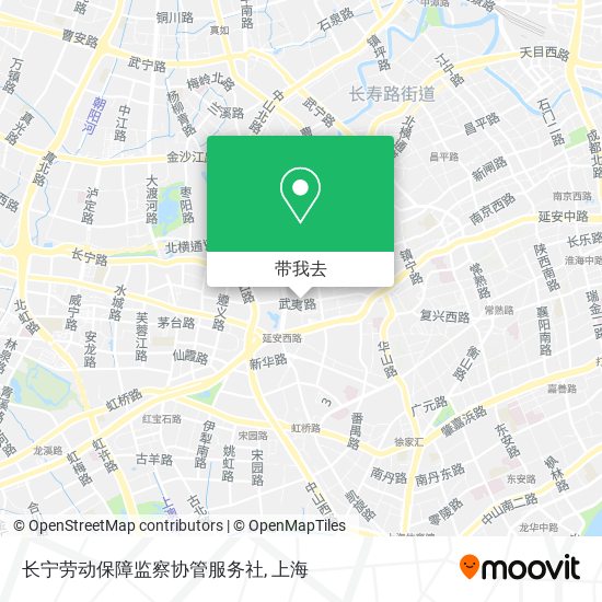 长宁劳动保障监察协管服务社地图