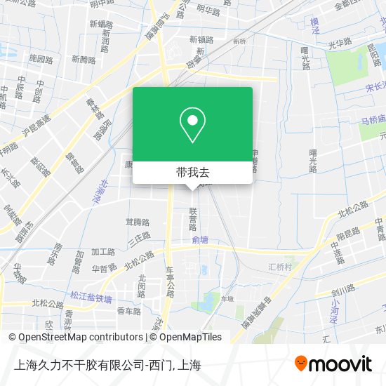 上海久力不干胶有限公司-西门地图