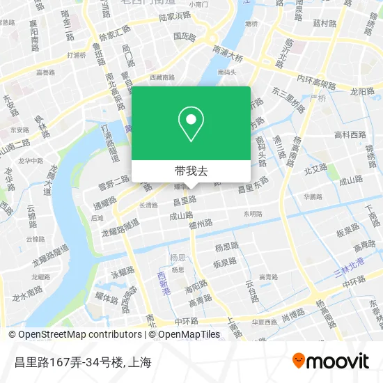 昌里路167弄-34号楼地图