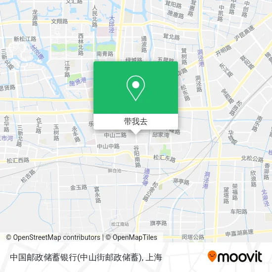 中国邮政储蓄银行(中山街邮政储蓄)地图