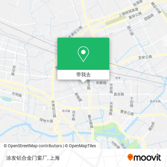 涂发铝合金门窗厂地图