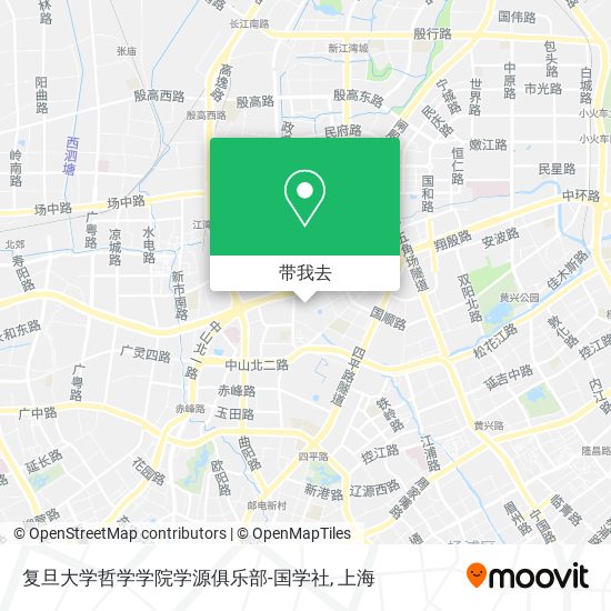 复旦大学哲学学院学源俱乐部-国学社地图