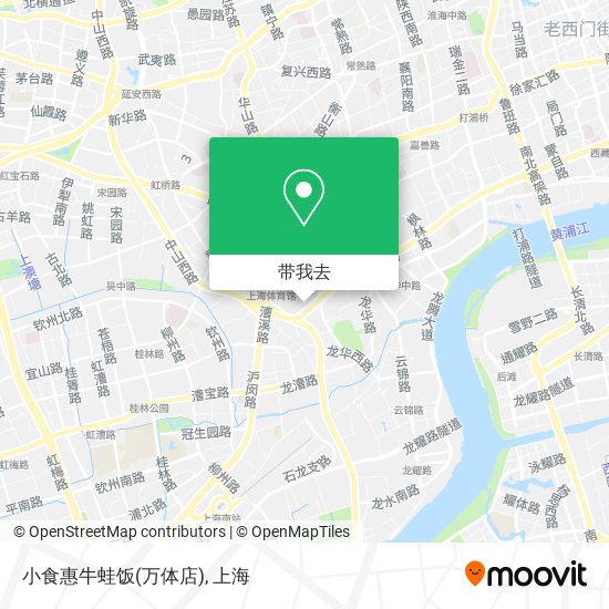 小食惠牛蛙饭(万体店)地图
