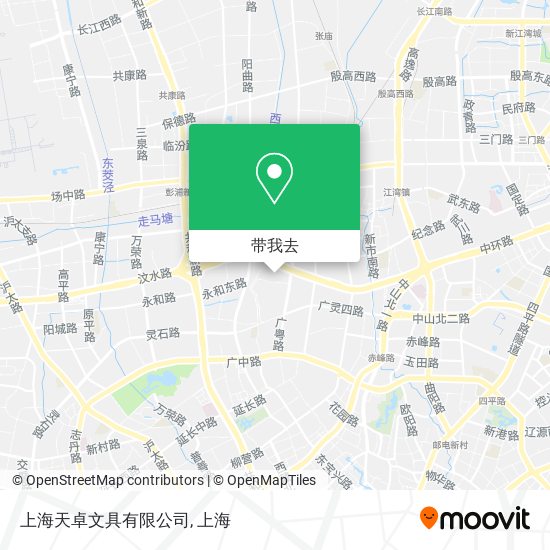 上海天卓文具有限公司地图