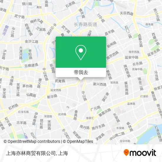 上海亦林商贸有限公司地图
