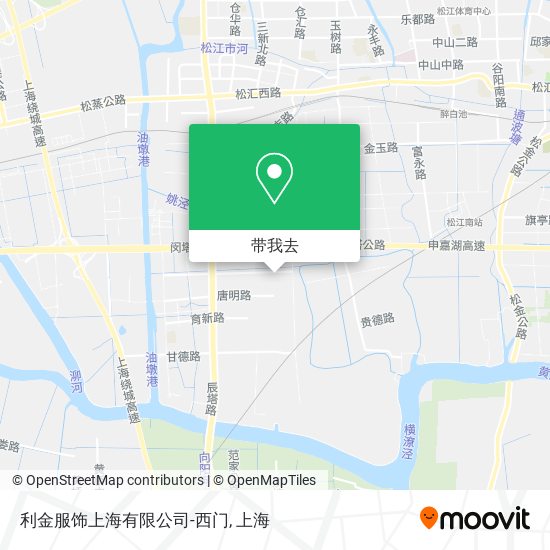 利金服饰上海有限公司-西门地图