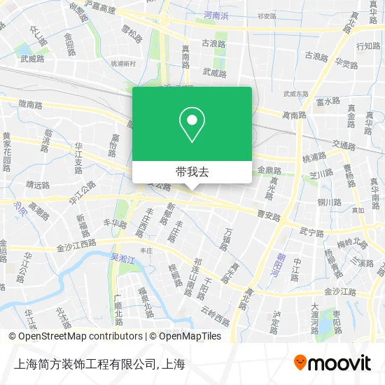 上海简方装饰工程有限公司地图