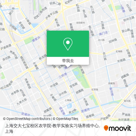 上海交大七宝校区农学院-教学实验实习场养殖中心地图