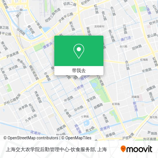 上海交大农学院后勤管理中心-饮食服务部地图
