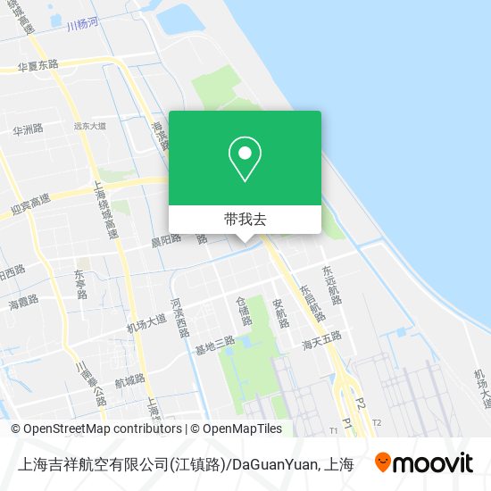 上海吉祥航空有限公司(江镇路)/DaGuanYuan地图