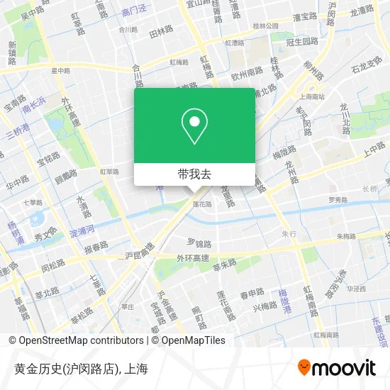 黄金历史(沪闵路店)地图