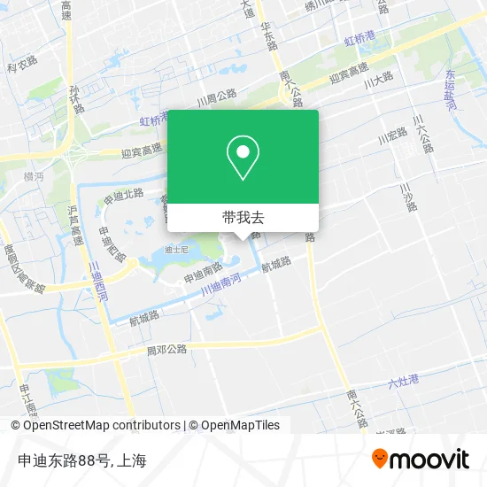 申迪东路88号地图