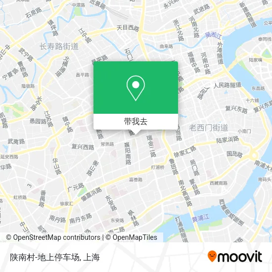 陕南村-地上停车场地图