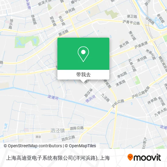 上海高迪亚电子系统有限公司(洋河浜路)地图