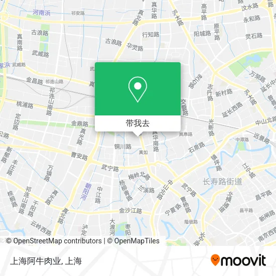 上海阿牛肉业地图