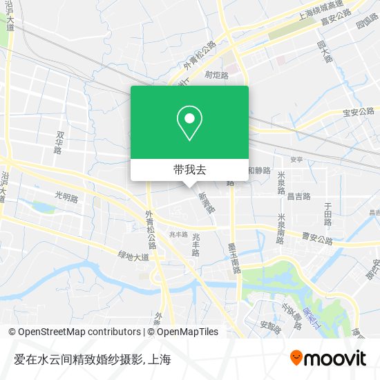 爱在水云间精致婚纱摄影地图