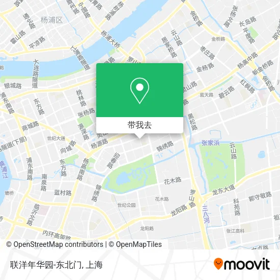 联洋年华园-东北门地图