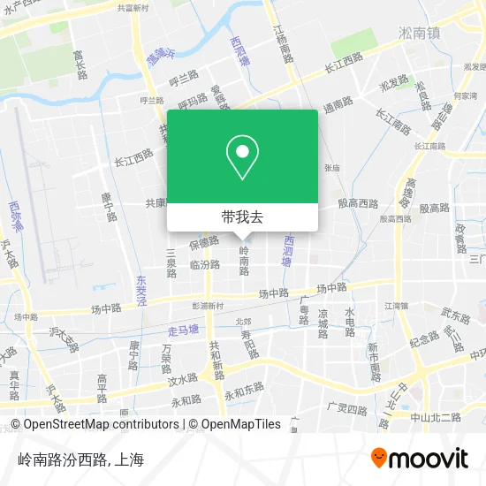 岭南路汾西路地图