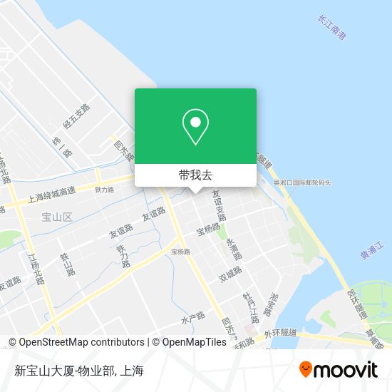 新宝山大厦-物业部地图