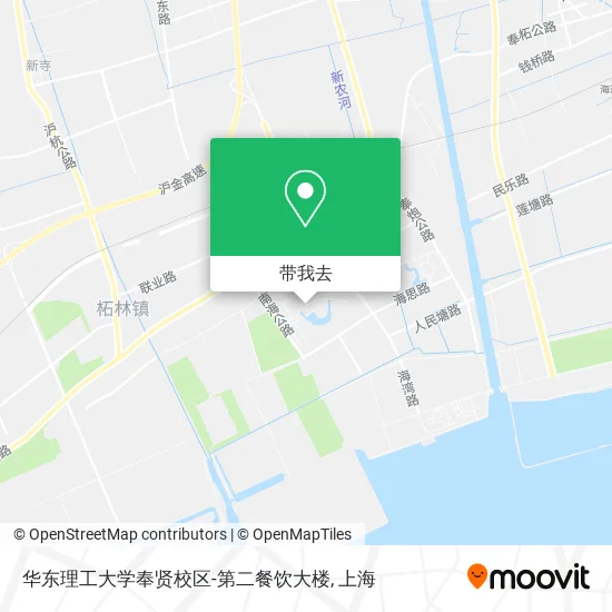 华东理工大学奉贤校区-第二餐饮大楼地图