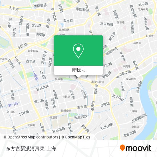 东方宫新派清真菜地图